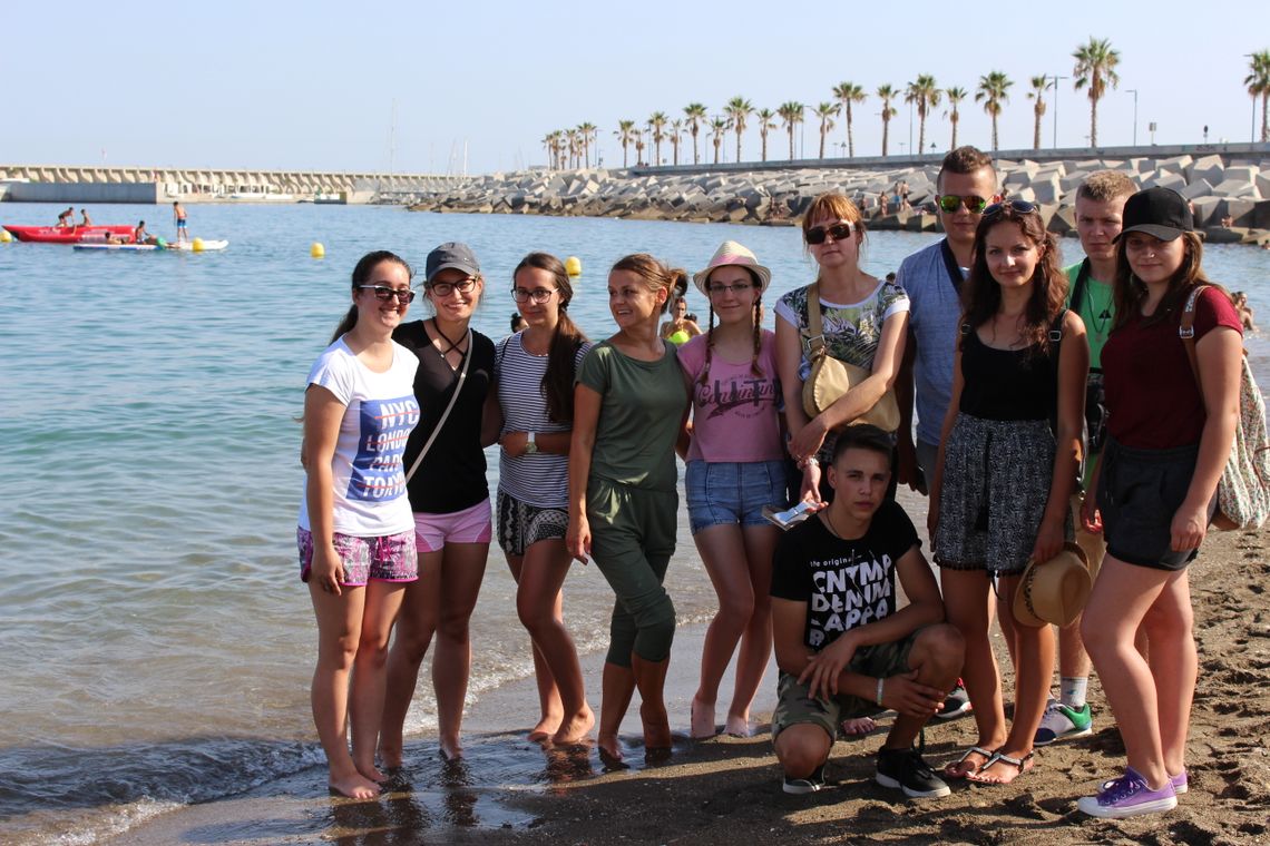 Zamość: Uczniowie Budowlanki byli w wakacje w Hiszpanii (ZDJĘCIA)