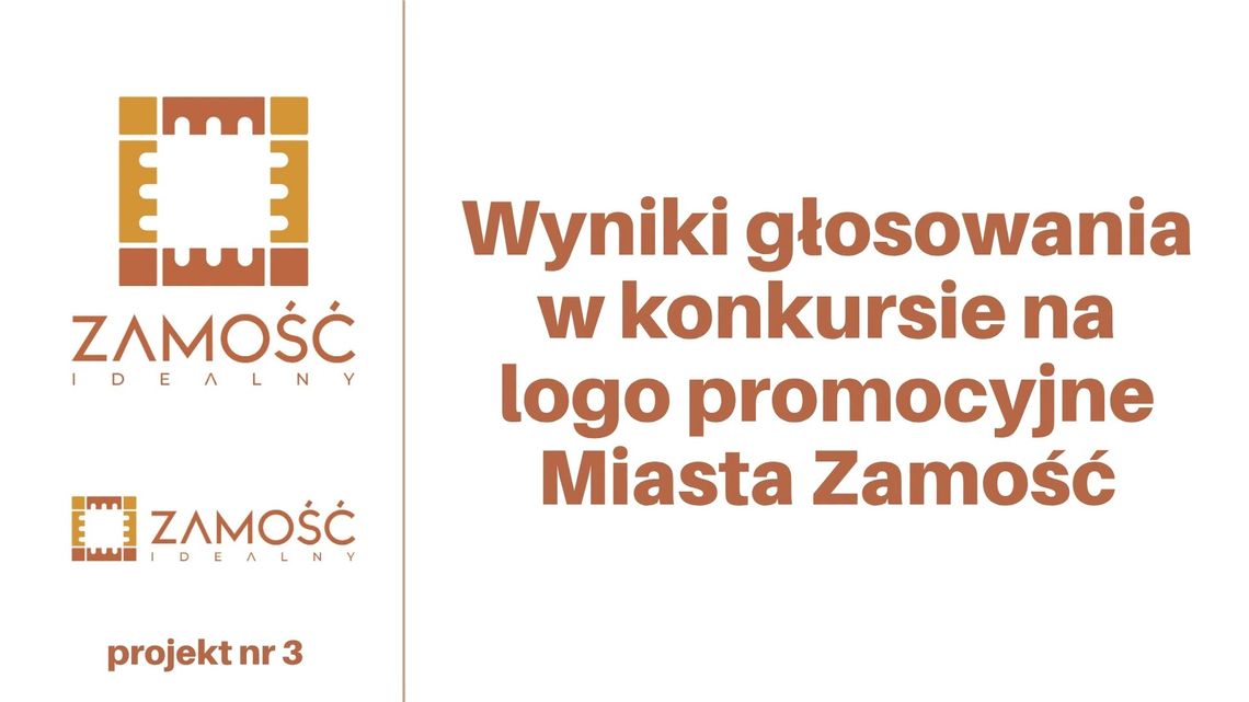Mieszkańcy zdecydowali, jak ma wyglądać nowe logo promocyjne Zamościa.