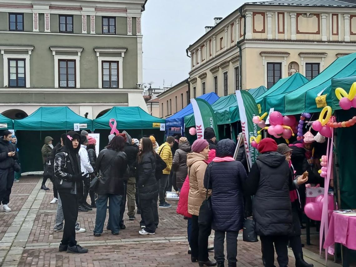 Na Rynku Wielkim w Zamościu odbył się finał akcji „#azbadajto, a zróbmy to razem!”.