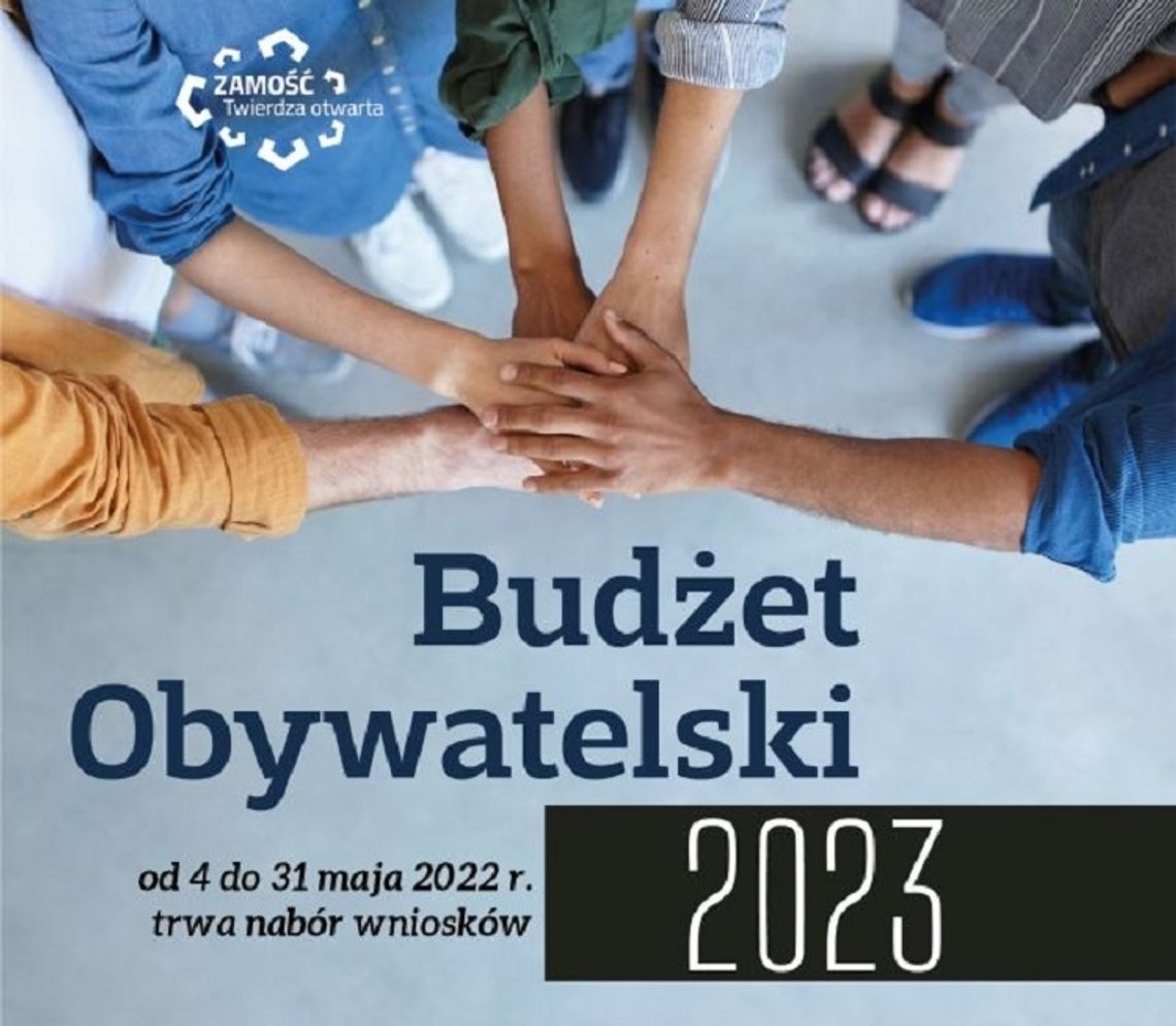 Zamość: Złóż projekt do Budżetu Obywatelskiego 2023. Decyduj o swoim osiedlu