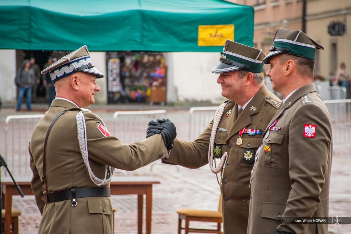 Przekazanie dowództwa 18 Zamojskiego Pułku Przeciwlotniczego. 3 października 2024 roku.