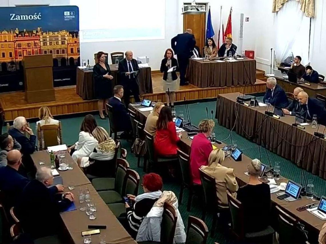 Głosowanie nad odwołaniem wiceprzewodniczącego Rady Miasta Zamość.