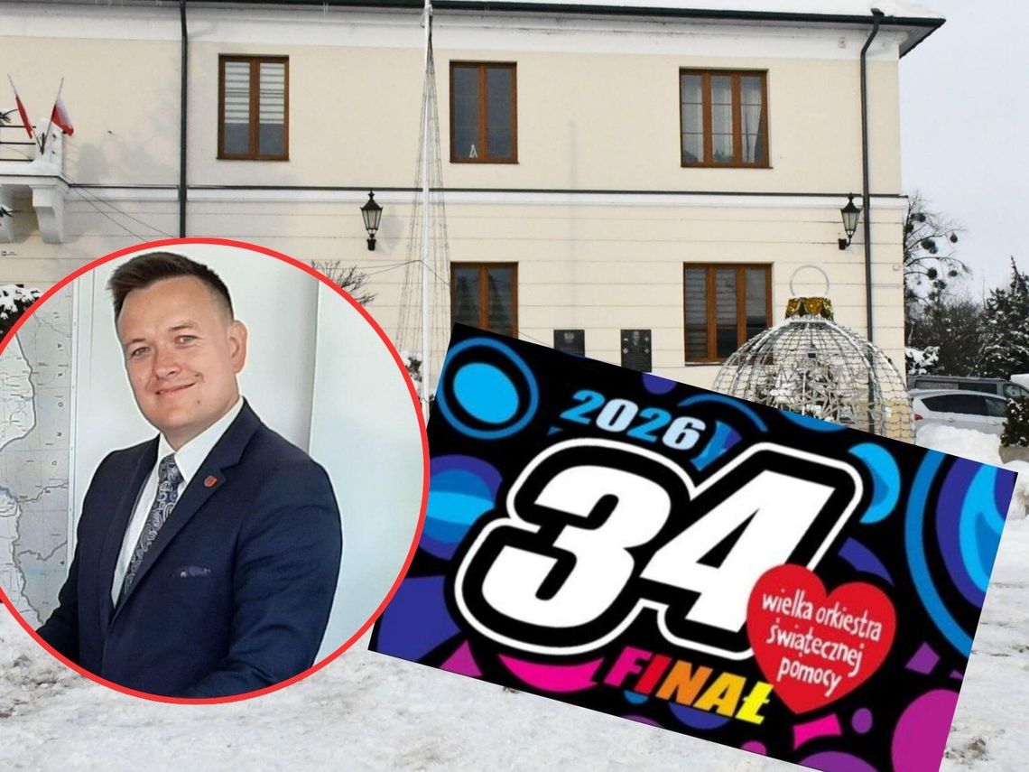 Wójt gminy Sułów Piotr Kaliszewski w związku z wygraną licytacją dla WOŚP przez jeden dzień będzie burmistrzem sąsiedniej gminy Szczebrzeszyn.