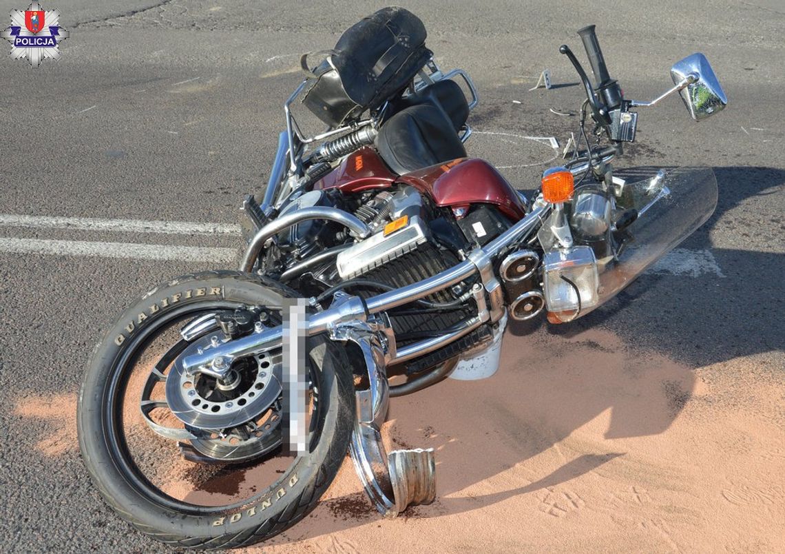 Zawada: Kierowca Seata wymusił pierwszeństwo, motocyklista w szpitalu!