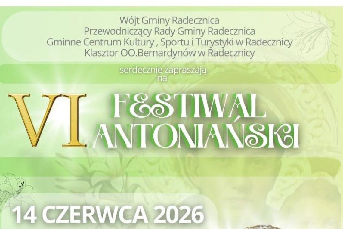 Zespół Czerwone Gitary zagra w Radecznicy. Sprawdź, co jeszcze w programie Festiwalu Antoniańskiego Radecznica po raz szósty stanie się miejscem spotkania tradycji, wiary i muzyki. W niedzielę, 14 czerwca, odbędzie się tam VI Festiwal Antoniański, którego gwiazdą wieczoru będzie legendarny zespół Czerwone Gitary.