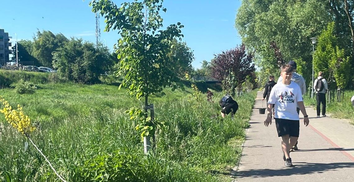 Nad rzeką Łabuńką na wysokości ul. płk. Lisa-Kuli posadzono 26 maja 60 drzew, w tym klony, brzozy, wiśnie i jabłonie, uzupełniając wykonane pod koniec kwietnia nasadzenia.