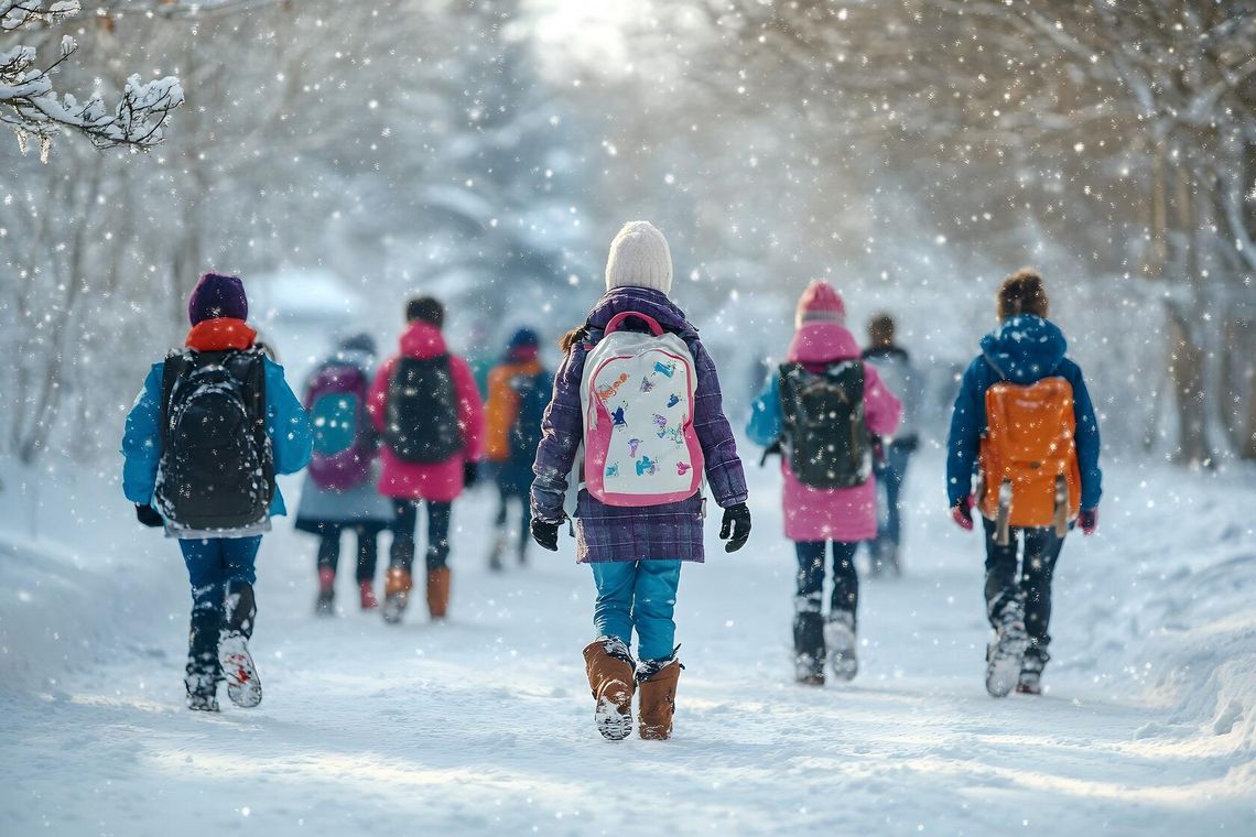 Trudna sytuacja pogodowa wpływa też na funkcjonowanie szkół.