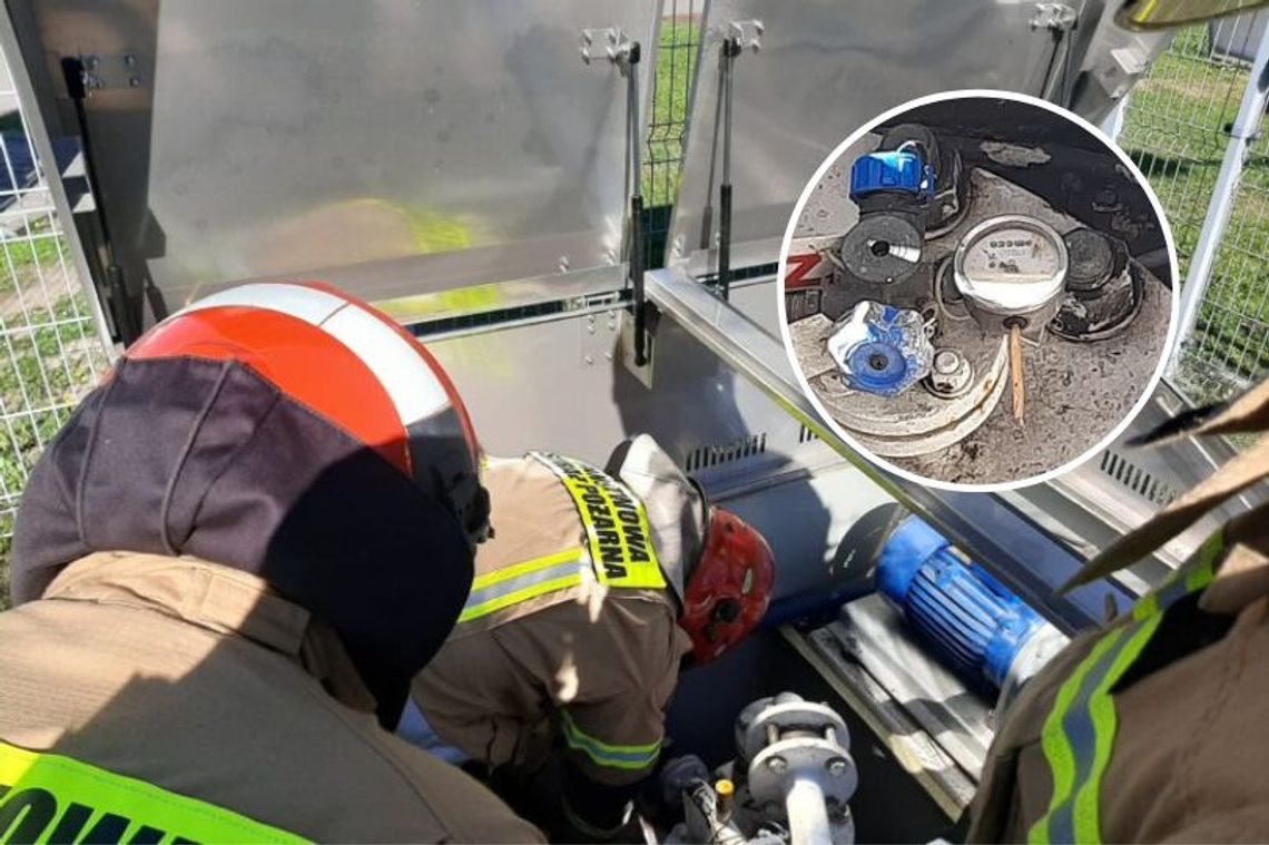 Żurawnica, Zamość: Wyciek gazu na budowie i na stacji Żurawnica, Zamość: Wyciek gazu na budowie i na stacji