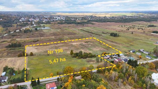Duża działka 5,47 ha – Brody Duże!!