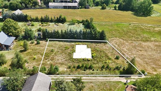 Działka 11a z fundamentami i projektem Roztocze Działka 11a z fundamentami i projektem Roztocze