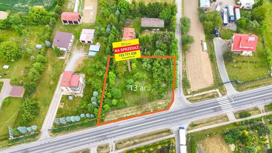 Działka z potencjałem 13 ar Płoskie, Zamość Działka z potencjałem 13 ar Płoskie, Zamość