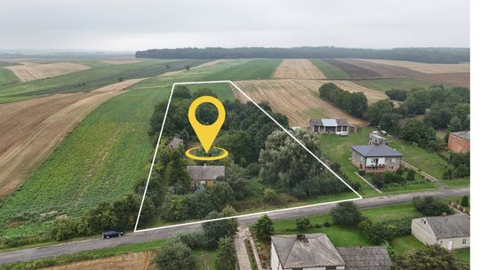 Gospodarstwo rolne - dom, pole i sad 0,88 ha Gospodarstwo rolne - dom, pole i sad 0,88 ha