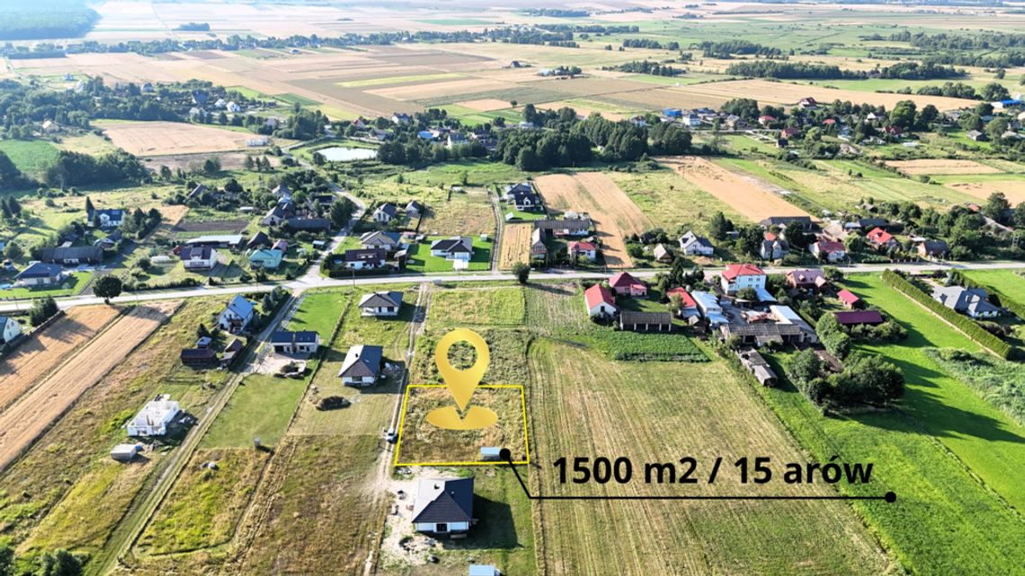 Atrakcyjna działka w Zarzeczu koło Zamościa Atrakcyjna działka w Zarzeczu koło Zamościa