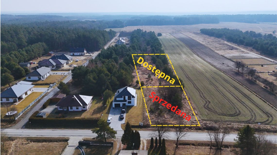 Budowlana działka pod dom – Rabinówka