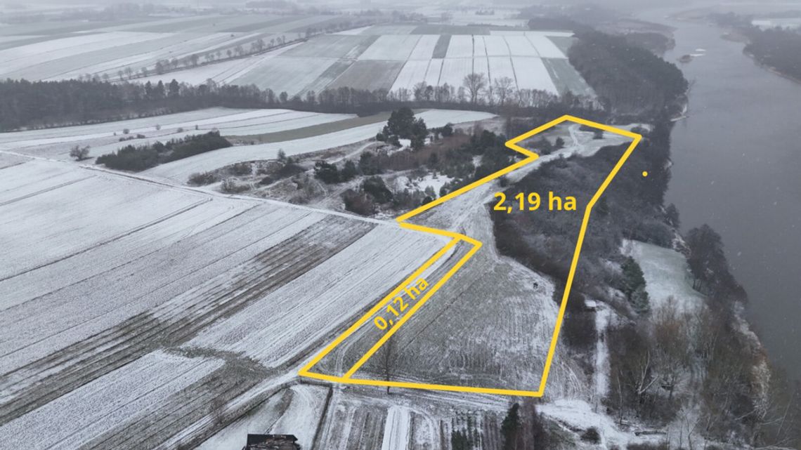 Do sprzedania 2,19 ha ziemi rolnej na Bugiem