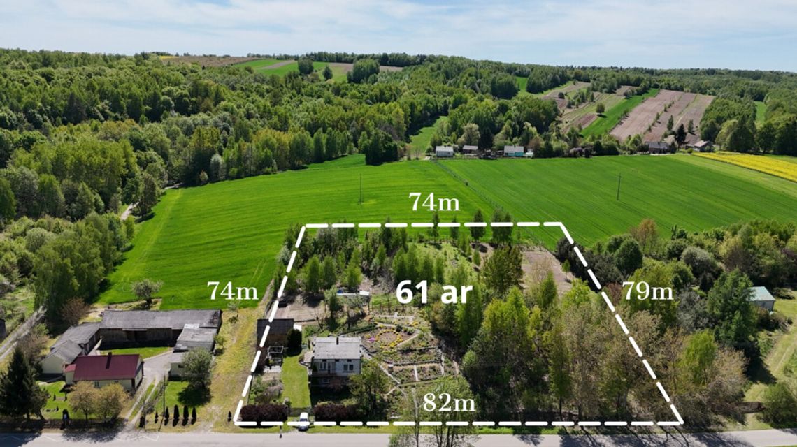 Murowany dom + sad i ogród – Ostrówek! Murowany dom + sad i ogród – Ostrówek!