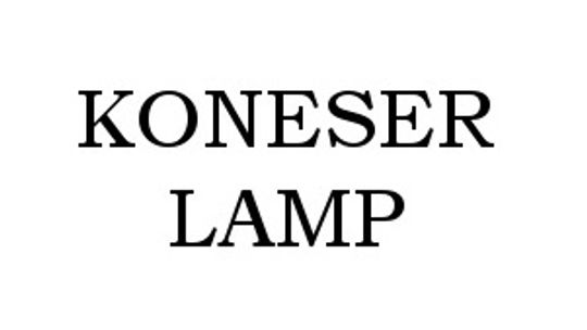 Koneser Lamp