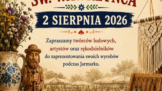 Plakat wydarzenia Jarmark św. Wawrzyńca w Bełżcu 2 sierpnia 2026