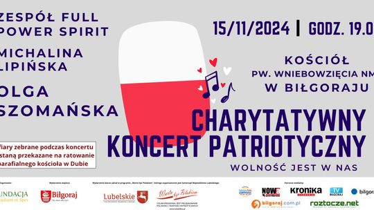 Biłgoraj: Charytatywny Koncert Patriotyczny