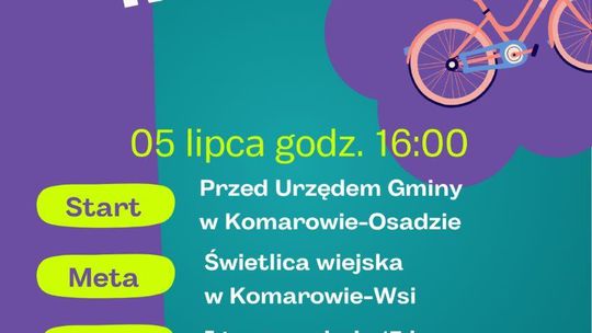 Gminne Święto Roweru w Gminie Komarów-Osada! Przyłącz się do sportowej zabawy!