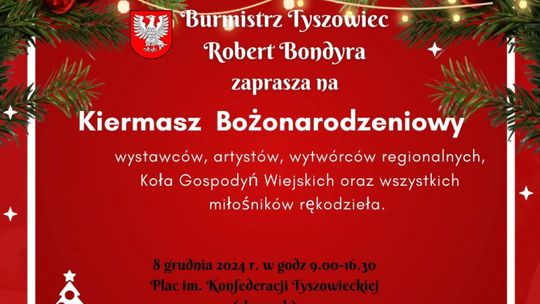 Kiermasz Bożonarodzeniowy w Tyszowcach