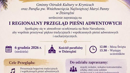 Krynice: I Regionalny Przegląd Pieśni Adwentowych