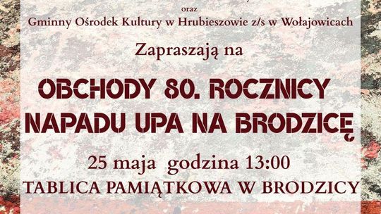 Obchody 80. rocznicy napadu UPA na Brodzicę