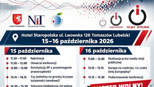 Tomaszów Lubelski: Konferencja „Między informacją a dezinformacją”