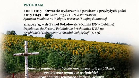 Tomaszów Lubelski: Spotkanie "Wołyń - Pamięć Pokoleń"