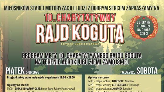 Zamość: Charytatywny Rajd Koguta [PROGRAM]