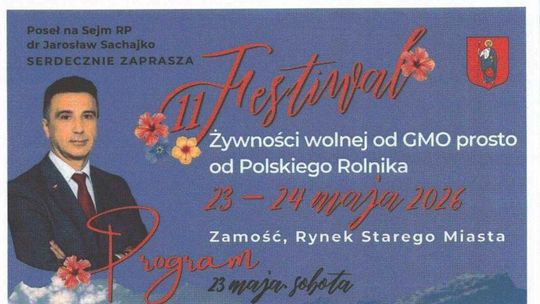 Zamość: Festiwal żywności wolnej od GMO prosto od Polskiego Rolnika Zamość: Festiwal żywności wolnej od GMO prosto od Polskiego Rolnika