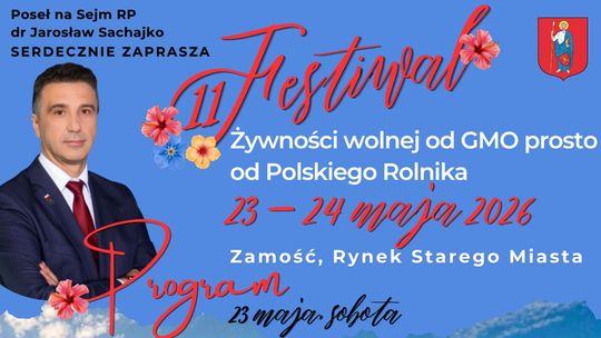 Zamość: Festiwal żywności wolnej od GMO prosto od Polskiego Rolnika Zamość: Festiwal żywności wolnej od GMO prosto od Polskiego Rolnika