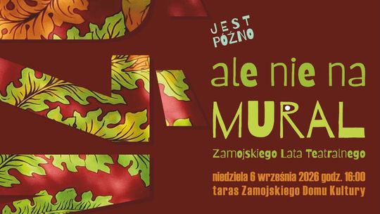 Zamość: Prezentacja muralu inspirowanego Zamojskim Latem Teatralnym