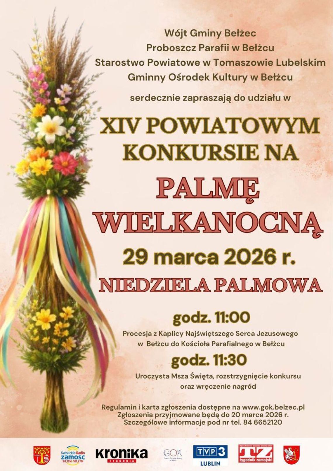 Bełżec: XIV Powiatowy Konkurs na Palmę Wielkanocną