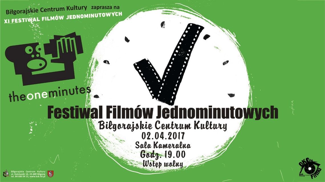 Biłgoraj: Festiwal Filmów Jednominutowych w BCK