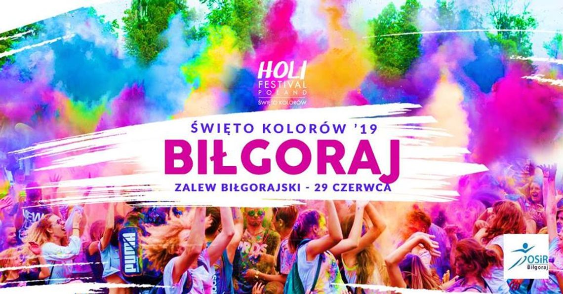 Biłgoraj: Kolorowa impreza nad zalewem. Holi Festival już wkrótce