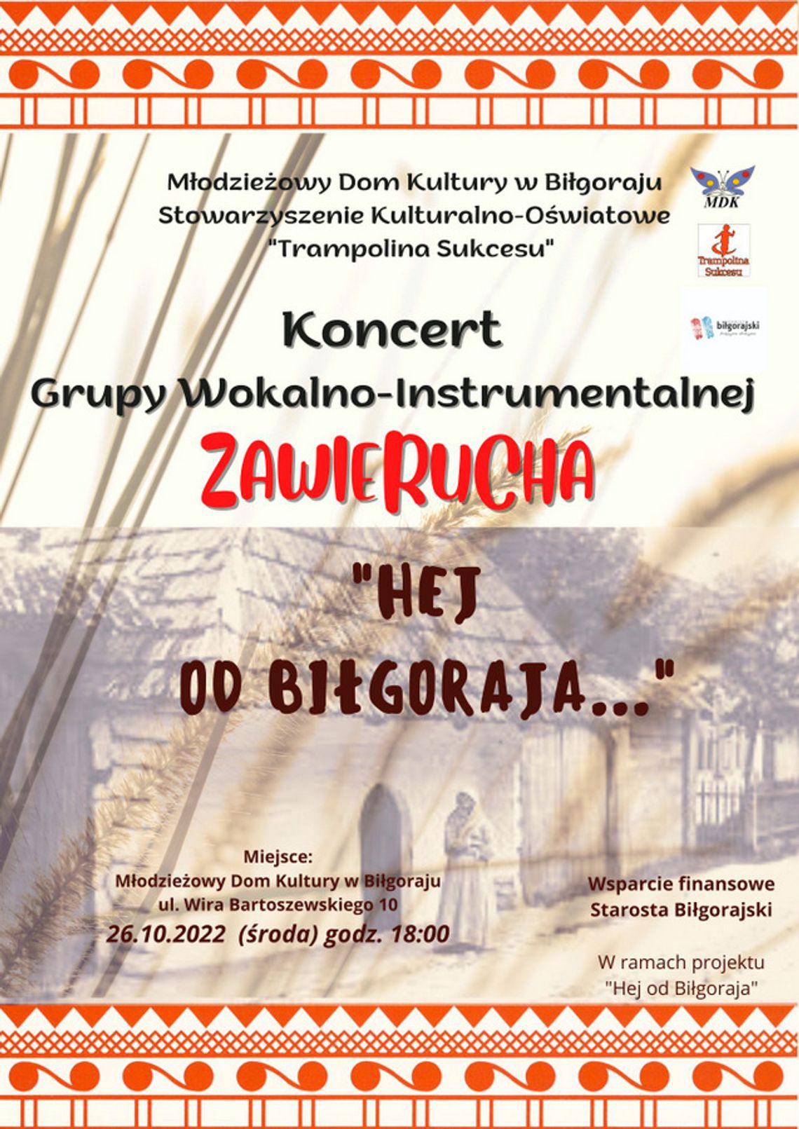 Biłgoraj: Koncert grupy "Zawierucha"