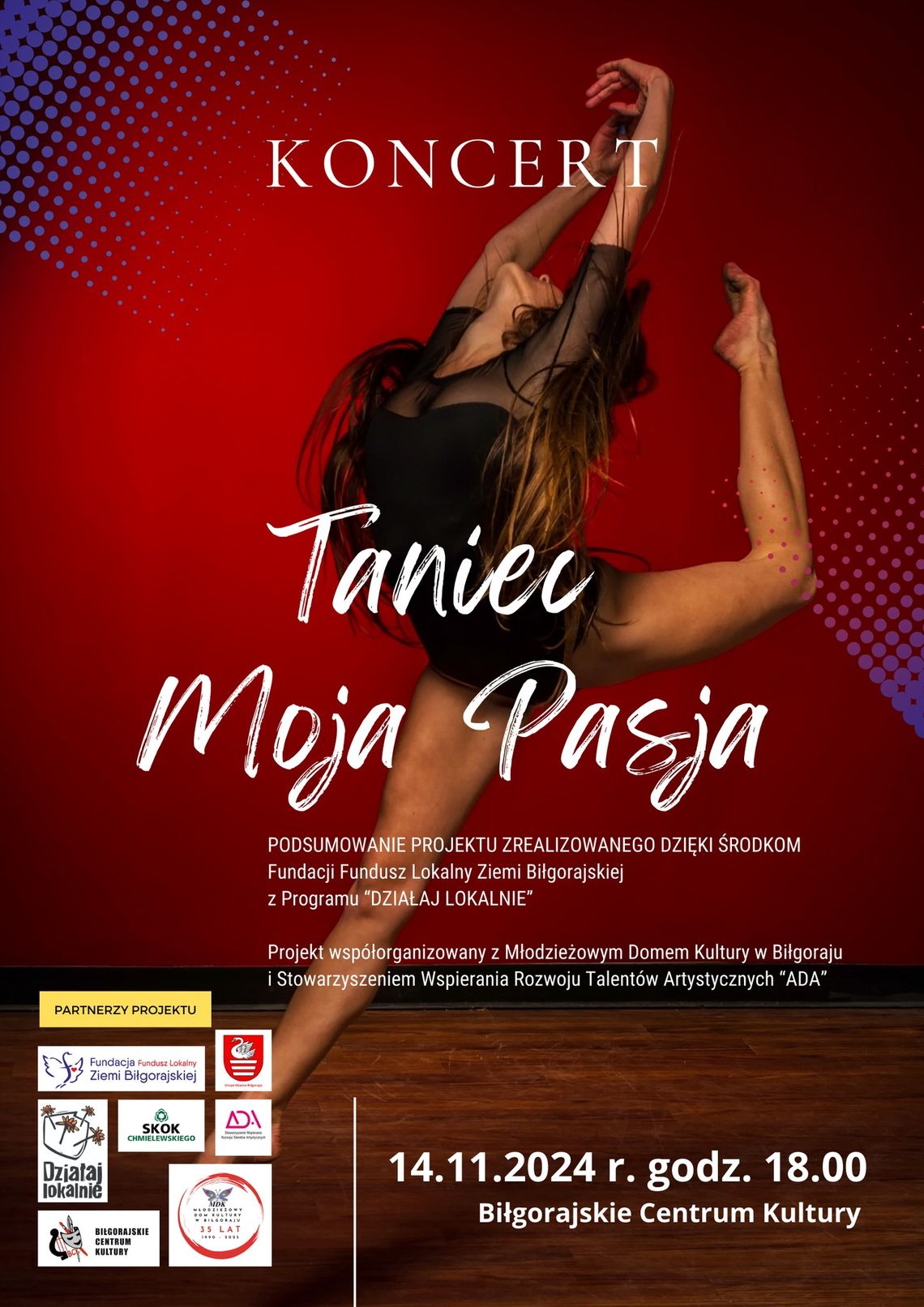 Biłgoraj: Koncert "Taniec Moja Pasja"