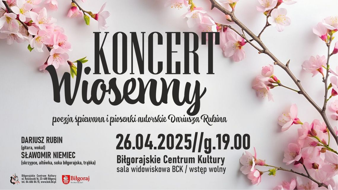 Biłgoraj: Koncert wiosenny Biłgoraj: Koncert wiosenny