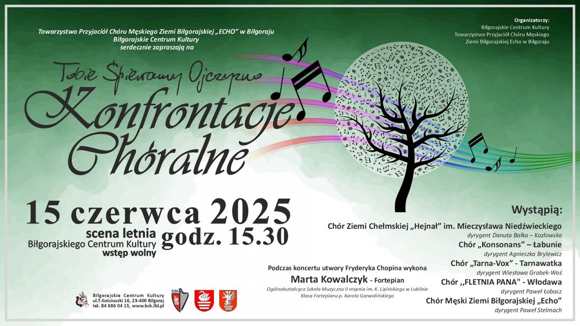 Biłgoraj: Konfrontacje chóralne "Tobie Śpiewamy Ojczyzno" Biłgoraj: Konfrontacje chóralne "Tobie Śpiewamy Ojczyzno"