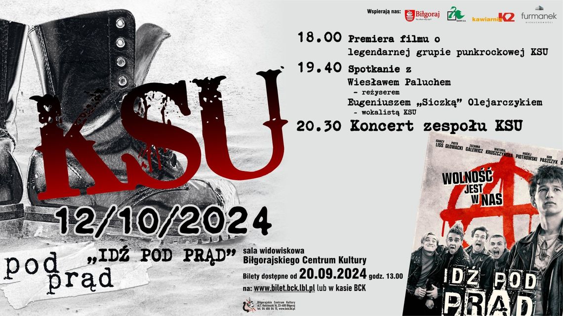 Biłgoraj: KSU - koncert, spotkanie, premiera filmu