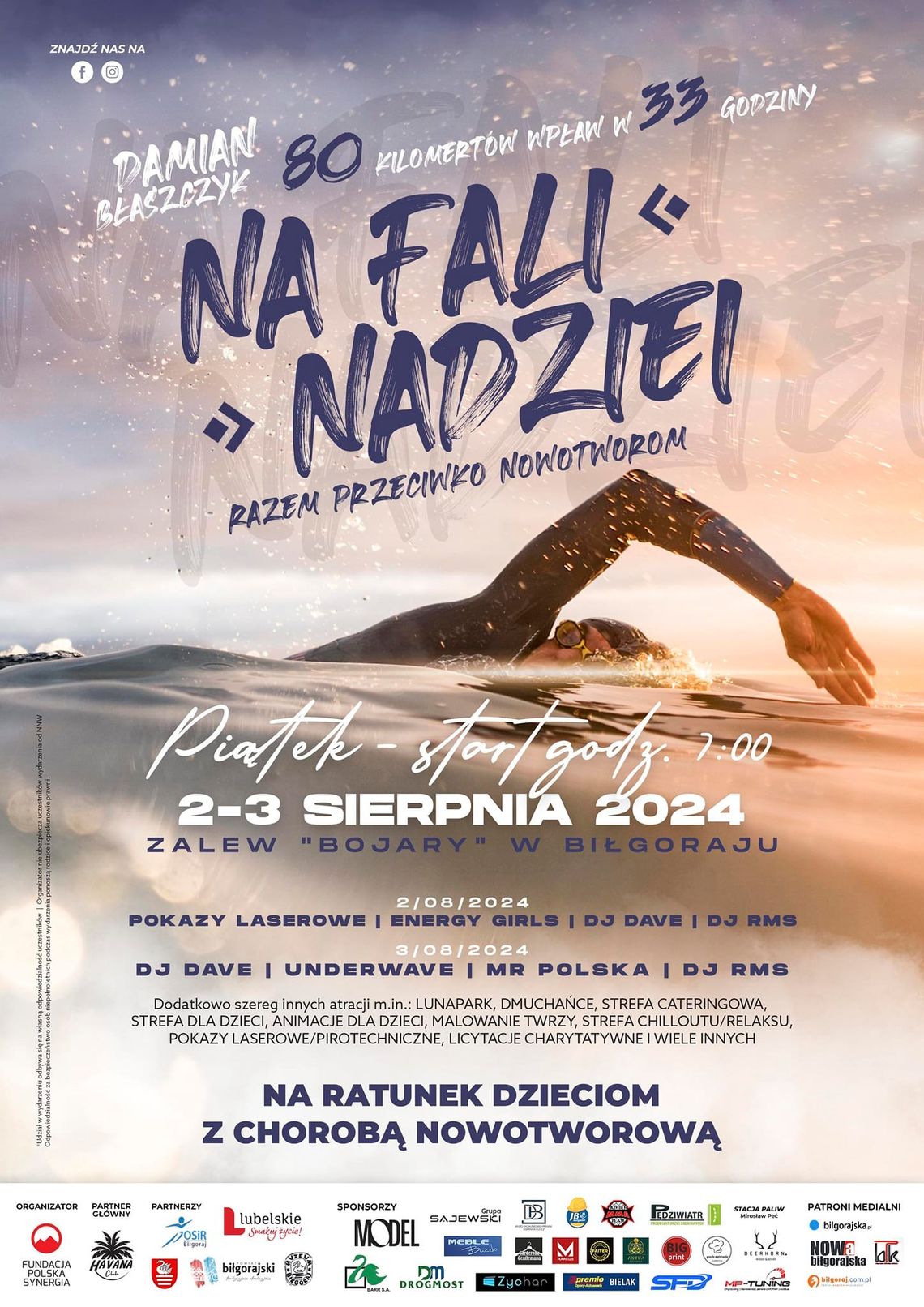 Biłgoraj: Na fali nadziei - razem przeciwko nowotworom Biłgoraj: Na fali nadziei - razem przeciwko nowotworom