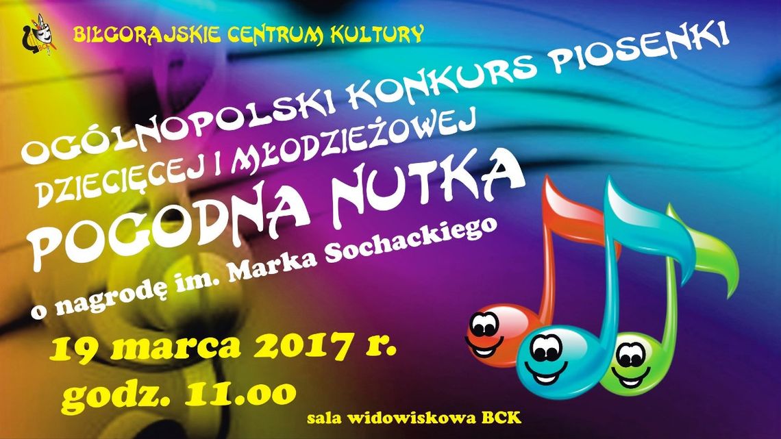 Biłgoraj: Pogodna nutka - ogólnopolski festiwal piosenki
