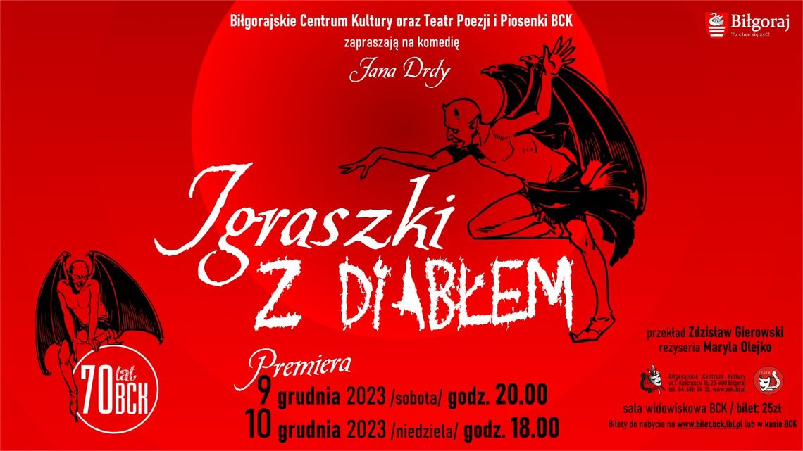 Biłgoraj: Spektakl "Igraszki z diabłem"