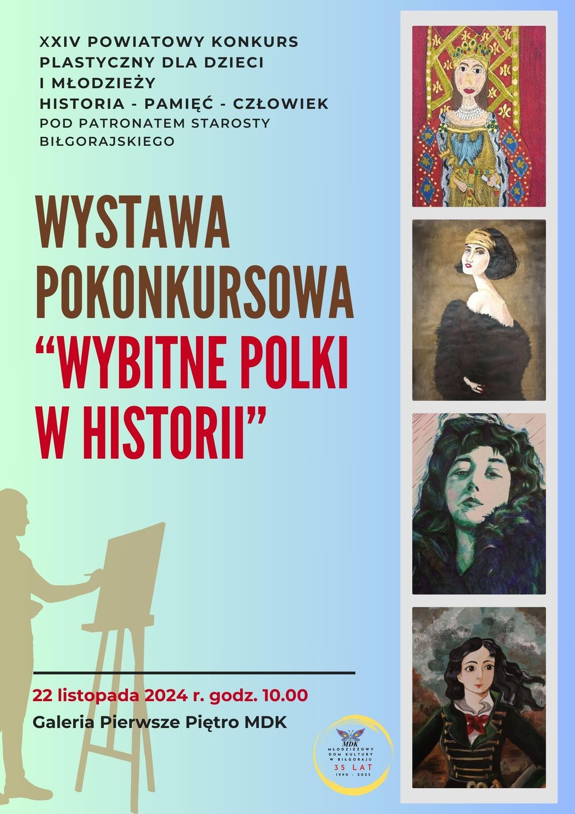 Biłgoraj: Wystawa pokonkursowa “Wybitne Polki w historii”