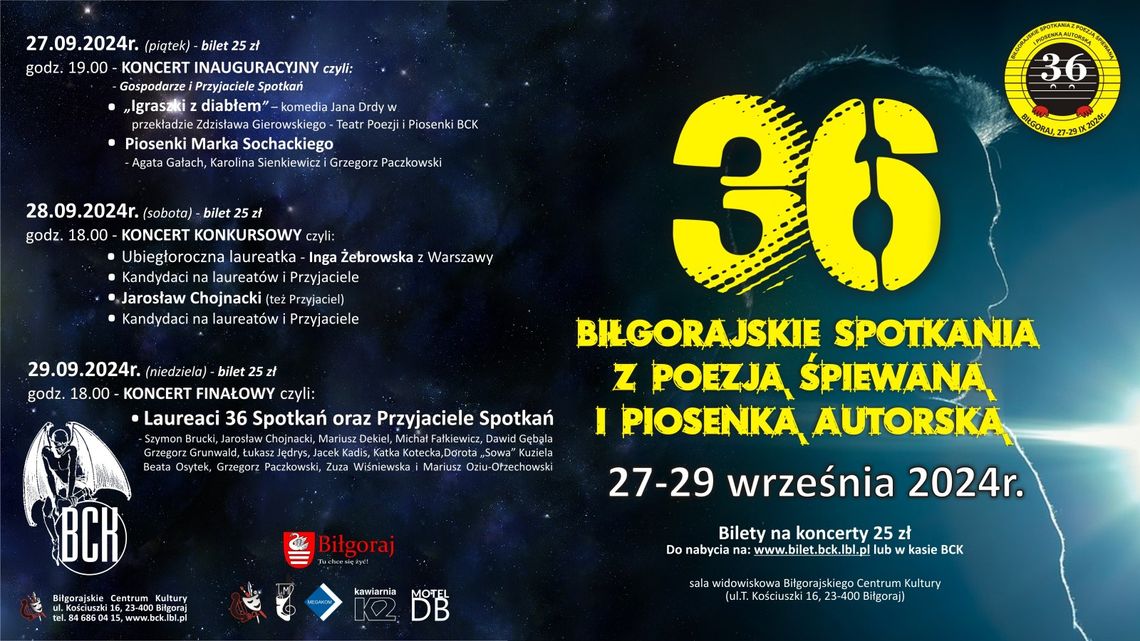 Biłgorajskie Spotkania z Poezją Śpiewaną i Piosenką Autorską Biłgorajskie Spotkania z Poezją Śpiewaną i Piosenką Autorską