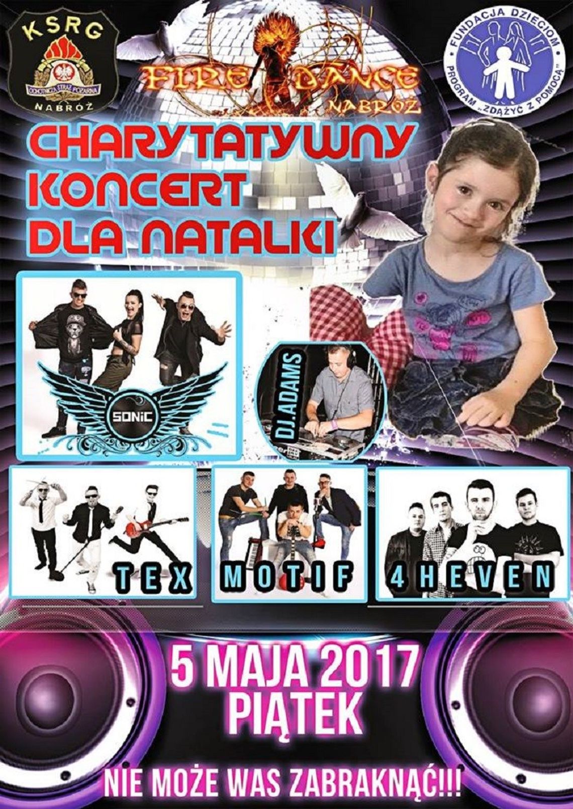 Charytatywna impreza w rytmie disco dla Natalii Saczek w Nabrożu