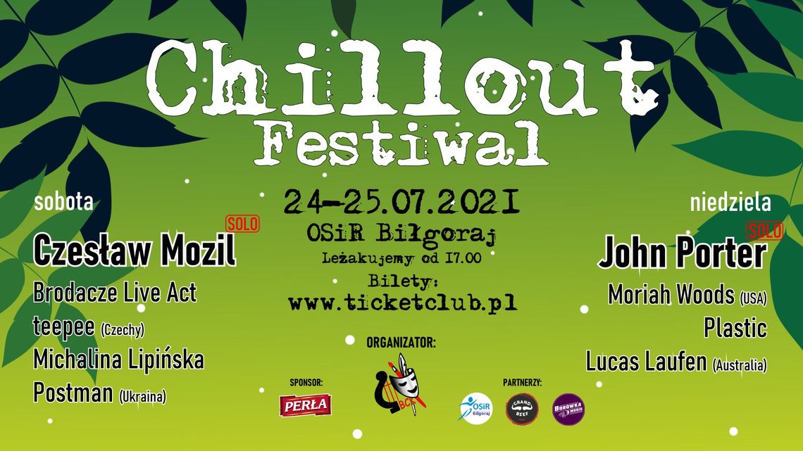 Chillout Festiwal 2021 w Biłgoraju
