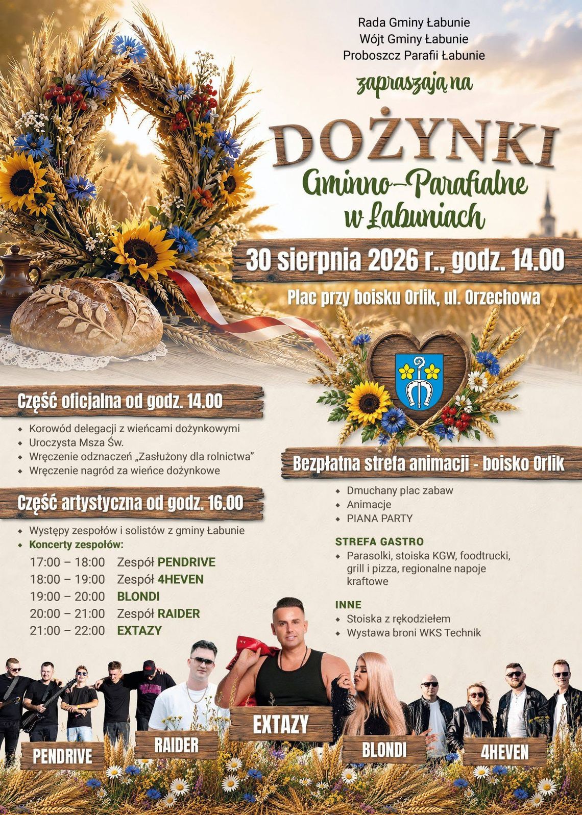 Dożynki Gminno-Parafialne w Łabuniach