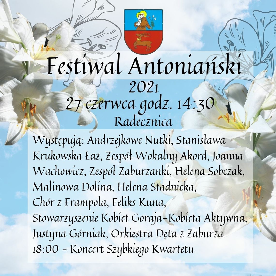 Festiwal Antoniański w Radecznicy 